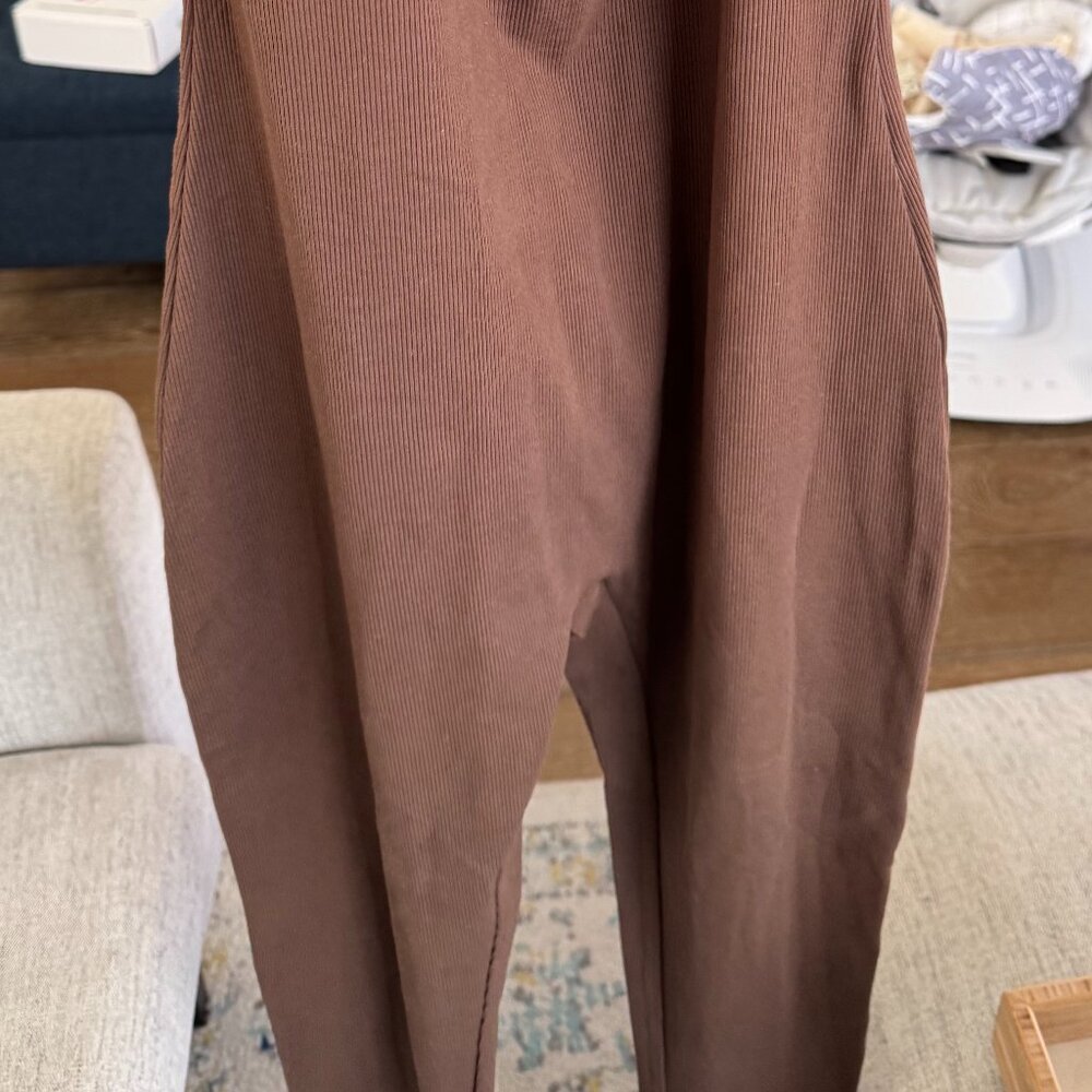 Bumpsuit Rib Maternity Unitard - Picture 4 of 4